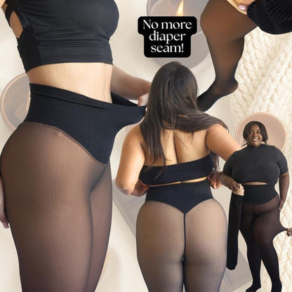 🔥The Original Magic Fleece-Lined Shaping Leggings — Waist-Defining, Warm and Sleek, Never Bulky - A926