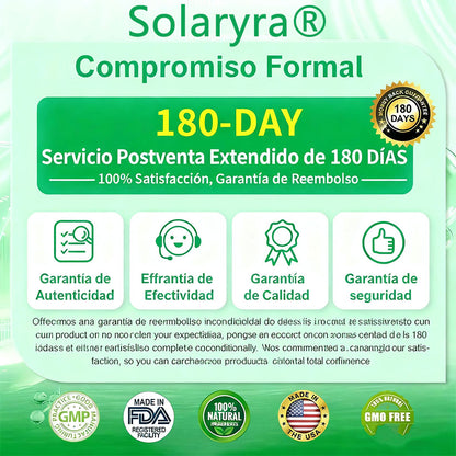 Solaryra® GLP-1 20 en 1 Suplemento Adelgazante (Resultados Visibles en 7 Días) ayuda a mejorar la obesidad, la salud cardiovascular, la diabetes, la salud intestinal, los problemas articulares, una piel más firme y un aumento de energía.- A926
