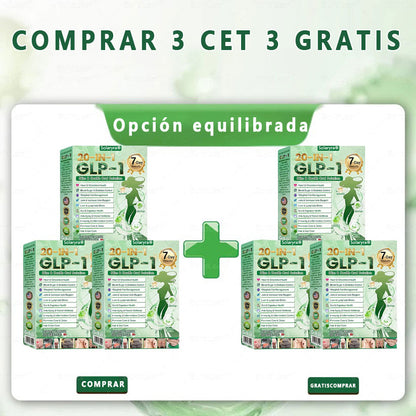 Solaryra® GLP-1 20 en 1 Suplemento Adelgazante (Resultados Visibles en 7 Días) ayuda a mejorar la obesidad, la salud cardiovascular, la diabetes, la salud intestinal, los problemas articulares, una piel más firme y un aumento de energía.- A926