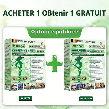 Boutique officielle 📷 Solaryra® Moringa · Berbérine + NAD+ – Patch Microneedle Nano Avancé 10-en-1 (1×/jour, résultats visibles en 7 jours) | Obésité, relâchement cutané, apnée du sommeil, articulations, etc.XA