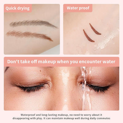 Rotating Winged Eyeliner Stamp Pen, Dual-Head Design for Precise Cat Eye &amp; Winged Liner, Waterproof Smudge-Proof Quick-Drying Formula, Long-Lasting Makeup for Busy Mornings &amp;Perfect Valentine’s Day Gift for Easy Cat Eye-ZZQ