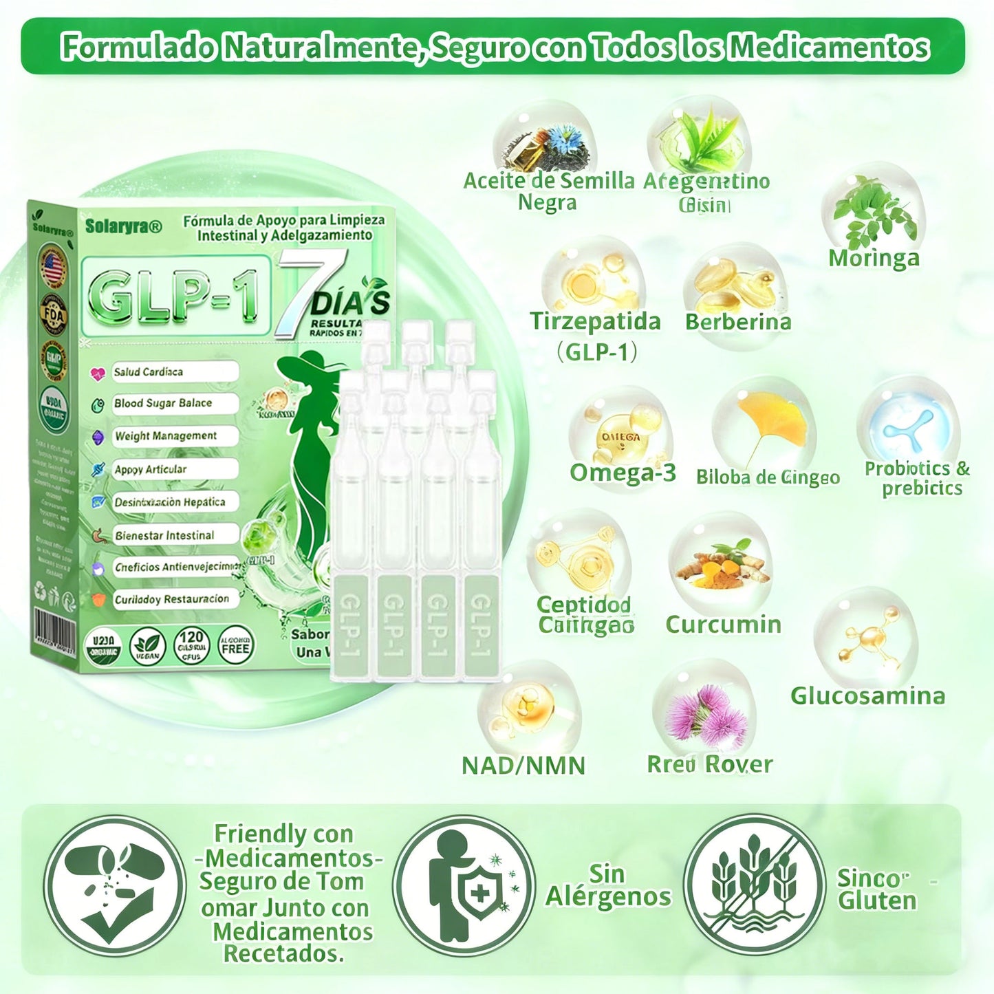 Solaryra® 𝑮𝑳𝑷-1 𝑮𝒖𝒕 𝑪𝒍𝒆𝒂𝒏𝒔𝒆 𝒂𝒏𝒅 𝑺𝒍𝒊𝒎 𝑺𝒖𝒑𝒑𝒐𝒓𝒕 𝑭𝒐𝒓𝒎𝒖𝒍𝒂 (𝐎𝐧𝐜𝐞 𝐚 𝐝𝐚𝐲, 𝐫𝐞𝐬𝐮𝐥𝐭𝐬 𝐢𝐧 𝟕 𝐝𝐚𝐲𝐬) 𝑾𝒊𝒕𝒉 10 𝑩𝒊𝒍𝒍𝒊𝒐𝒏 𝑪𝑭𝑼 𝑨𝒄𝒕𝒊𝒗𝒆 𝑷𝒓𝒐𝒃𝒊𝒐𝒕𝒊𝒄𝒔, 𝑺𝒖𝒑𝒑𝒐𝒓𝒕𝒔 𝒘𝒆𝒊𝒈𝒉𝒕 𝒎𝒂𝒏𝒂𝒈𝒆𝒎𝒆𝒏𝒕, 𝒉𝒆𝒂𝒓𝒕 𝒉𝒆𝒂𝒍𝒕𝒉, 𝒅𝒊𝒂𝒃𝒆𝒕𝒆𝒔, 𝒈𝒖𝒕 & 𝒘𝒐𝒎𝒆𝒏'𝒔 𝒉𝒆𝒂𝒍𝒕𝒉, 𝒇𝒊𝒓𝒎𝒊𝒏𝒈 𝒔𝒌𝒊𝒏,𝒘𝒉𝒊𝒍𝒆 𝒔𝒆𝒂𝒔𝒐𝒏𝒂𝒍 𝒊𝒎𝒎𝒖𝒏𝒆 𝒔𝒖𝒑𝒑𝒐𝒓𝒕-TJY