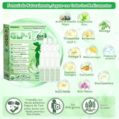 Solaryra® 𝑮𝑳𝑷-1 𝑮𝒖𝒕 𝑪𝒍𝒆𝒂𝒏𝒔𝒆 𝒂𝒏𝒅 𝑺𝒍𝒊𝒎 𝑺𝒖𝒑𝒑𝒐𝒓𝒕 𝑭𝒐𝒓𝒎𝒖𝒍𝒂 (𝐎𝐧𝐜𝐞 𝐚 𝐝𝐚𝐲, 𝐫𝐞𝐬𝐮𝐥𝐭𝐬 𝐢𝐧 𝟕 𝐝𝐚𝐲𝐬) 𝑾𝒊𝒕𝒉 10 𝑩𝒊𝒍𝒍𝒊𝒐𝒏 𝑪𝑭𝑼 𝑨𝒄𝒕𝒊𝒗𝒆 𝑷𝒓𝒐𝒃𝒊𝒐𝒕𝒊𝒄𝒔, 𝑺𝒖𝒑𝒑𝒐𝒓𝒕𝒔 𝒘𝒆𝒊𝒈𝒉𝒕 𝒎𝒂𝒏𝒂𝒈𝒆𝒎𝒆𝒏𝒕, 𝒉𝒆𝒂𝒓𝒕 𝒉𝒆𝒂𝒍𝒕𝒉, 𝒅𝒊𝒂𝒃𝒆𝒕𝒆𝒔, 𝒈𝒖𝒕 & 𝒘𝒐𝒎𝒆𝒏'𝒔 𝒉𝒆𝒂𝒍𝒕𝒉, 𝒇𝒊𝒓𝒎𝒊𝒏𝒈 𝒔𝒌𝒊𝒏,𝒘𝒉𝒊𝒍𝒆 𝒔𝒆𝒂𝒔𝒐𝒏𝒂𝒍 𝒊𝒎𝒎𝒖𝒏𝒆 𝒔𝒖𝒑𝒑𝒐𝒓𝒕-TJY