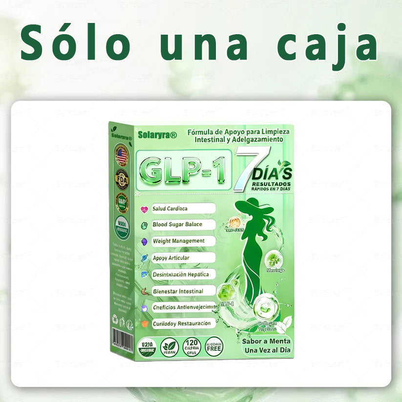 Solaryra® 𝑮𝑳𝑷-1 𝑮𝒖𝒕 𝑪𝒍𝒆𝒂𝒏𝒔𝒆 𝒂𝒏𝒅 𝑺𝒍𝒊𝒎 𝑺𝒖𝒑𝒑𝒐𝒓𝒕 𝑭𝒐𝒓𝒎𝒖𝒍𝒂 (𝐎𝐧𝐜𝐞 𝐚 𝐝𝐚𝐲, 𝐫𝐞𝐬𝐮𝐥𝐭𝐬 𝐢𝐧 𝟕 𝐝𝐚𝐲𝐬) 𝑾𝒊𝒕𝒉 10 𝑩𝒊𝒍𝒍𝒊𝒐𝒏 𝑪𝑭𝑼 𝑨𝒄𝒕𝒊𝒗𝒆 𝑷𝒓𝒐𝒃𝒊𝒐𝒕𝒊𝒄𝒔, 𝑺𝒖𝒑𝒑𝒐𝒓𝒕𝒔 𝒘𝒆𝒊𝒈𝒉𝒕 𝒎𝒂𝒏𝒂𝒈𝒆𝒎𝒆𝒏𝒕, 𝒉𝒆𝒂𝒓𝒕 𝒉𝒆𝒂𝒍𝒕𝒉, 𝒅𝒊𝒂𝒃𝒆𝒕𝒆𝒔, 𝒈𝒖𝒕 & 𝒘𝒐𝒎𝒆𝒏'𝒔 𝒉𝒆𝒂𝒍𝒕𝒉, 𝒇𝒊𝒓𝒎𝒊𝒏𝒈 𝒔𝒌𝒊𝒏,𝒘𝒉𝒊𝒍𝒆 𝒔𝒆𝒂𝒔𝒐𝒏𝒂𝒍 𝒊𝒎𝒎𝒖𝒏𝒆 𝒔𝒖𝒑𝒑𝒐𝒓𝒕-TJY