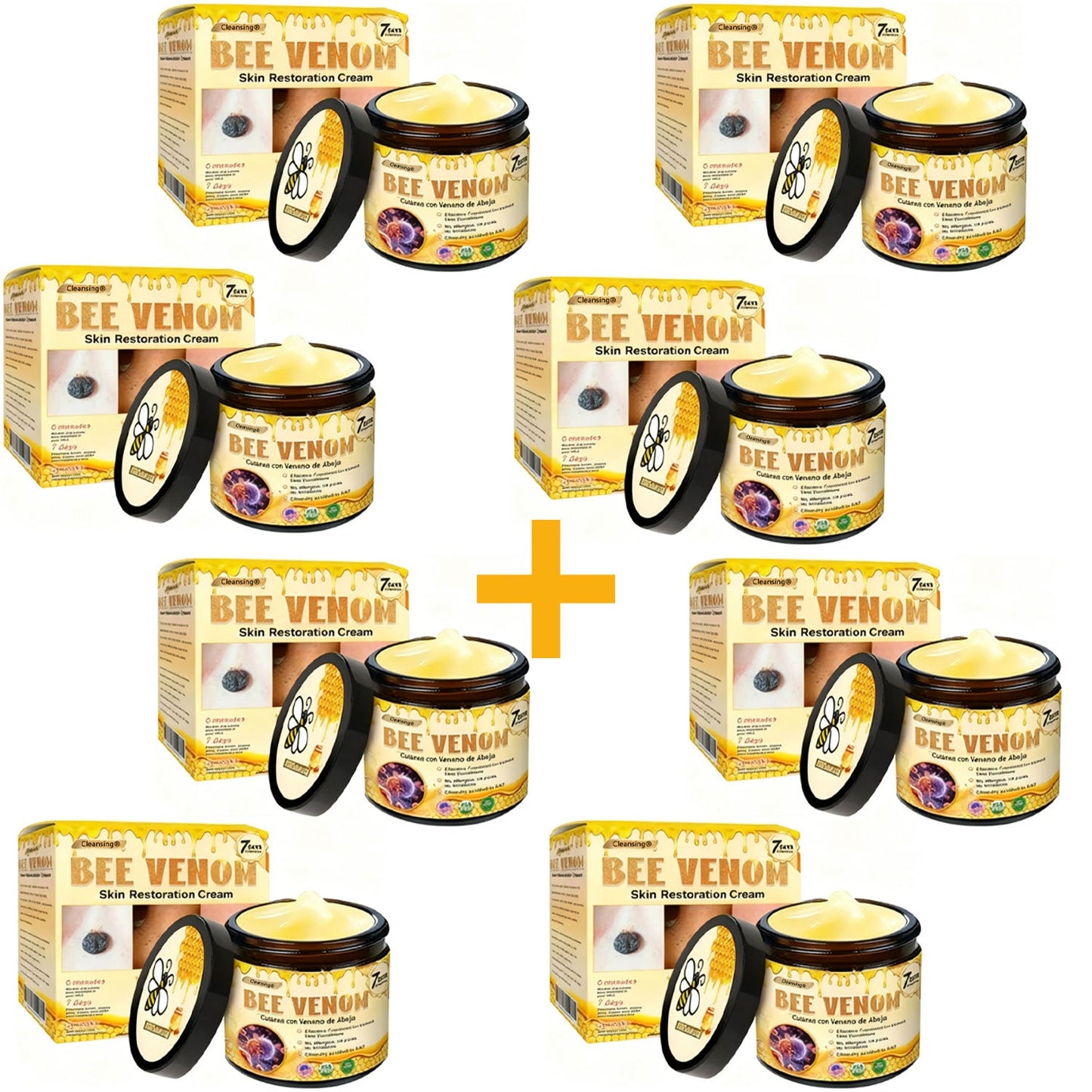 Crema restauradora de la piel con veneno de abeja Cleansing® aprobada por la FDA — 🔥70 % de descuento por tiempo limitado🔥