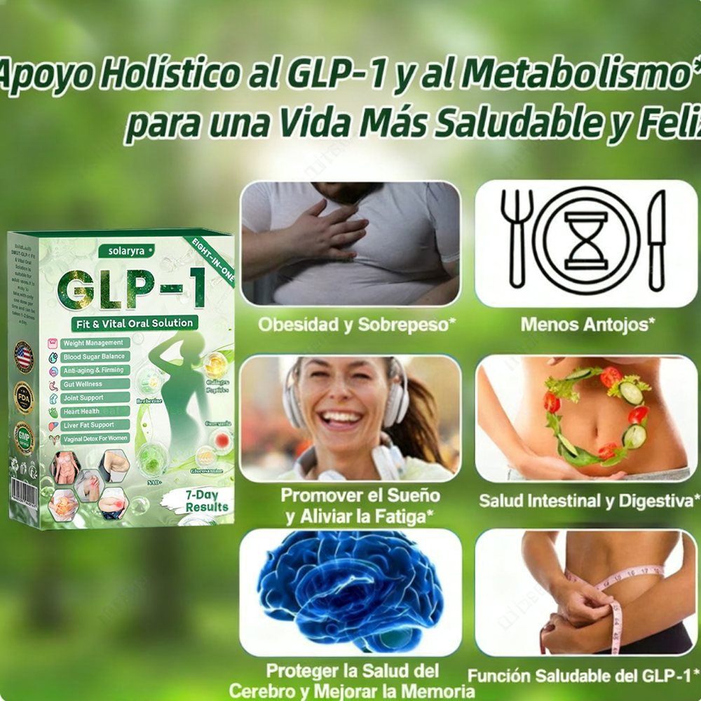 𝑺𝐨𝐥𝐚𝐫𝐲𝐫𝐚®  𝑮𝑳𝑷-𝟏 𝟖 𝒆𝒏 𝟏 𝑭𝒊𝒕 & 𝑽𝒊𝒕𝒂𝒍 (𝒔𝒐𝒍𝒐 𝒖𝒏𝒂 𝒗𝒆𝒛 𝒂𝒍 𝒅𝒊́𝒂, 𝒄𝒂𝒎𝒃𝒊𝒐𝒔 𝒗𝒊𝒔𝒊𝒃𝒍𝒆𝒔 𝒆𝒏 𝟕 𝒅𝒊́𝒂𝒔) √ 𝑷𝒂𝒓𝒂 𝒐𝒃𝒆𝒔𝒊𝒅𝒂𝒅, 𝒔𝒂𝒍𝒖𝒅 𝒄𝒂𝒓𝒅𝒊𝒐𝒗𝒂𝒔𝒄𝒖𝒍𝒂𝒓, 𝒅𝒊𝒂𝒃𝒆𝒕𝒆𝒔, 𝒂𝒑𝒏𝒆𝒂 𝒅𝒆𝒍 𝒔𝒖𝒆𝒏̃𝒐, 𝒔𝒂𝒍𝒖𝒅 𝒊𝒏𝒕𝒆𝒔𝒕𝒊𝒏𝒂𝒍, 𝒑𝒓𝒐𝒃𝒍𝒆𝒎𝒂𝒔 𝒂𝒓𝒕𝒊𝒄𝒖𝒍𝒂𝒓𝒆𝒔 𝒚 𝒎𝒂́𝒔-ZZQ xy