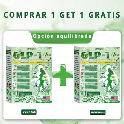 Solaryra® GLP-1 7-Day Intestinal Cleansing and Slimming Oral Liquid contiene 600 mil millones de probióticos vivos para ayudar con el control de peso, la digestión, el aumento de energía y la salud general. Resultados visibles en 7 días-TJY