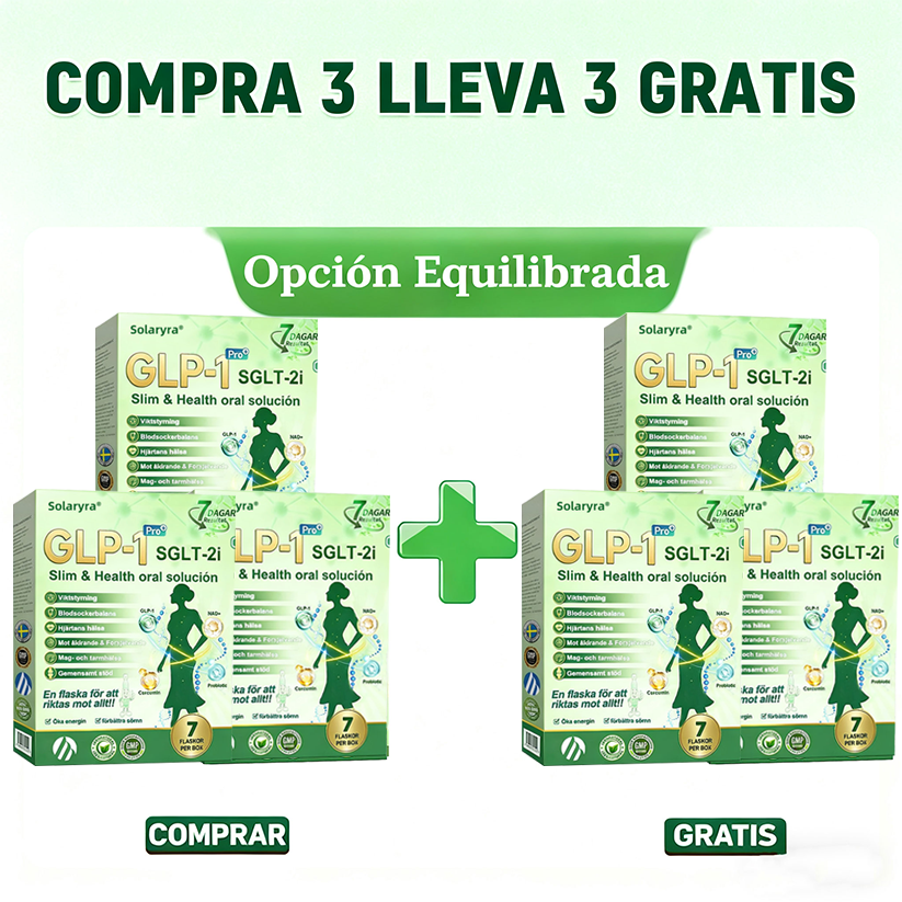 La solución oral para el peso y la salud Solaryra® GLP-1 + SGLT-2i favorece la pérdida de peso, mantiene la salud cardiovascular, mejora la diabetes, aborda la apnea del sueño, promueve la salud intestinal, reafirma la piel y proporciona energía.-TJY