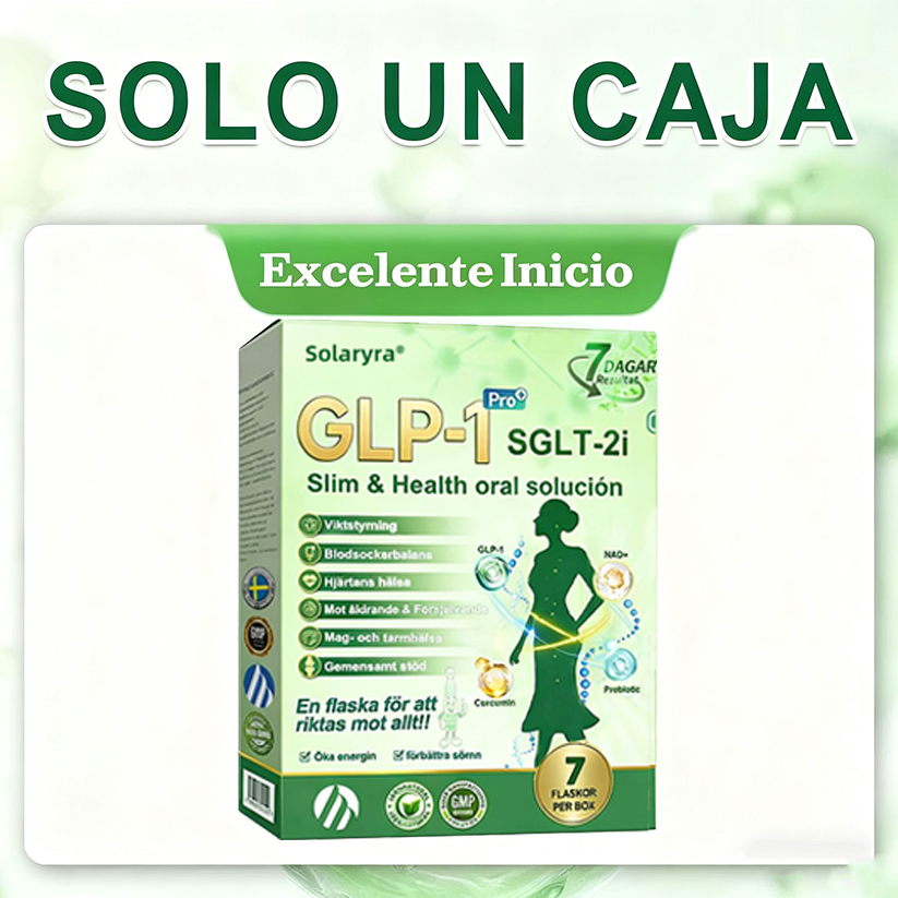 La solución oral para el peso y la salud Solaryra® GLP-1 + SGLT-2i favorece la pérdida de peso, mantiene la salud cardiovascular, mejora la diabetes, aborda la apnea del sueño, promueve la salud intestinal, reafirma la piel y proporciona energía.-TJY