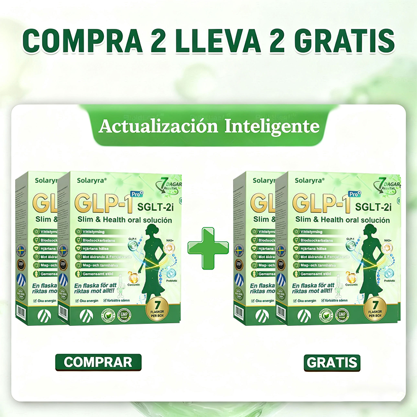 La solución oral para el peso y la salud Solaryra® GLP-1 + SGLT-2i favorece la pérdida de peso, mantiene la salud cardiovascular, mejora la diabetes, aborda la apnea del sueño, promueve la salud intestinal, reafirma la piel y proporciona energía.-TJY