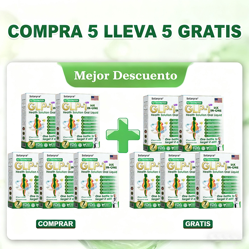 | 🎄Último día – 80% de descuento | 🇺🇲🏥 Solaryra® Líquido de salud seis en uno 💧 Diario ✅ Peso ⚖️, Corazón ❤️, Metabolismo 🔄, Sueño 💤, Digestión 🌿, Articulaciones 🤸 y Vitalidad 🌟 – ¡Resultados notables en 7 días! ✅-TJY