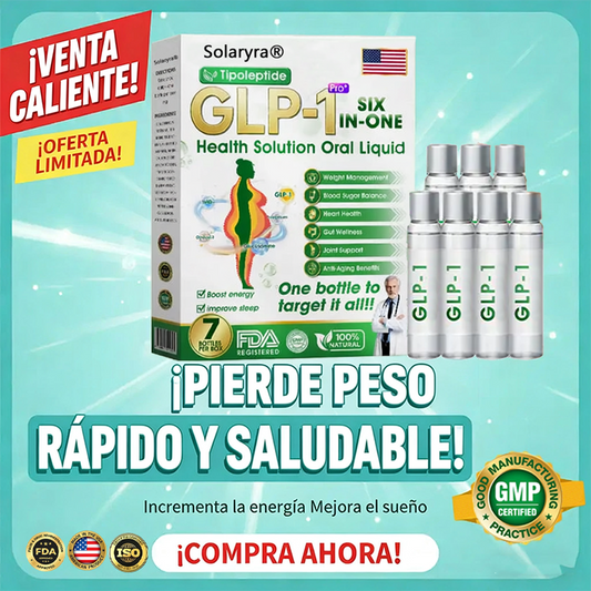 | 🎄Último día – 80% de descuento | 🇺🇲🏥 Solaryra® Líquido de salud seis en uno 💧 Diario ✅ Peso ⚖️, Corazón ❤️, Metabolismo 🔄, Sueño 💤, Digestión 🌿, Articulaciones 🤸 y Vitalidad 🌟 – ¡Resultados notables en 7 días! ✅-TJY