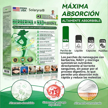𝐎𝐟𝐟𝐢𝐜𝐢𝐚𝐥 𝐒𝐭𝐨𝐫𝐞® Moringa·Berberine × NAD+ 10-in-1 Nano Microneedle Patch – Daily, Visible Results in 7 Days ✅ For Weight, Skin, Diabetes & Joint Health 🗽-TJY