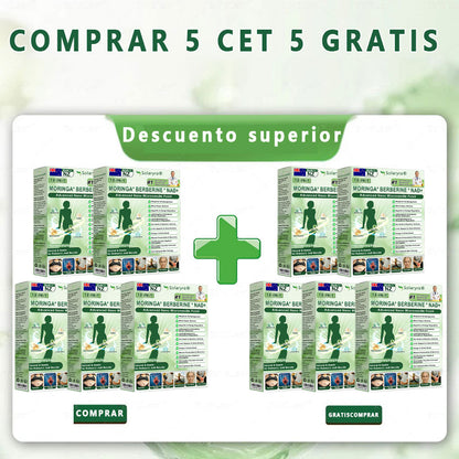 Official Store | Solaryra 12-IN-1 Moringa * Berberine * NAD+Advanced Nano Microneedle Patch (Aceite de palma, Aceite de palmain7days)Para Obesity, Loose Skin, Diabetes, Sleep Apnea, AndJoint Issues🎃-TJY