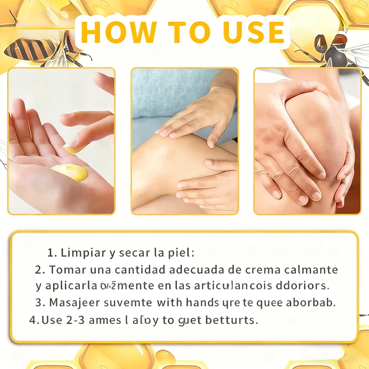 Alivio para huesos y articulaciones con veneno de abeja — 🔥70 % de descuento por tiempo limitado🔥