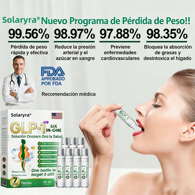 | 🎄Último día – 80% de descuento | 🇺🇲🏥 Solaryra® Líquido de salud seis en uno 💧 Diario ✅ Peso ⚖️, Corazón ❤️, Metabolismo 🔄, Sueño 💤, Digestión 🌿, Articulaciones 🤸 y Vitalidad 🌟 – ¡Resultados notables en 7 días! ✅-TJY