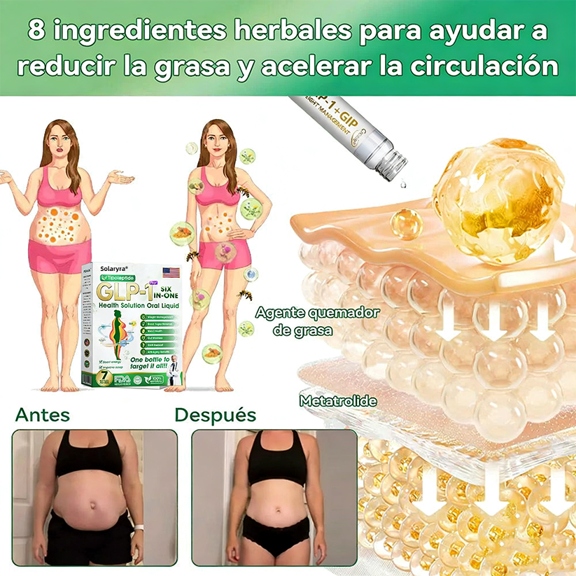 | 🎄Último día – 80% de descuento | 🇺🇲🏥 Solaryra® Líquido de salud seis en uno 💧 Diario ✅ Peso ⚖️, Corazón ❤️, Metabolismo 🔄, Sueño 💤, Digestión 🌿, Articulaciones 🤸 y Vitalidad 🌟 – ¡Resultados notables en 7 días! ✅-TJY