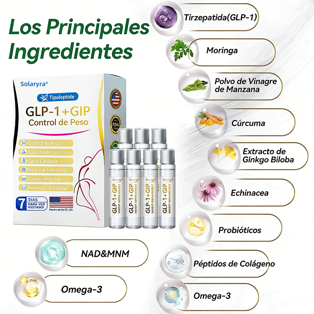 FDA | Tienda oficial de EE. UU. — Solución oral Solaryra® Telportide, solución de doble acción para bajar de peso con GIP y GLP-1, un frasco al día, resultados en 7 días🛍️-ABB8