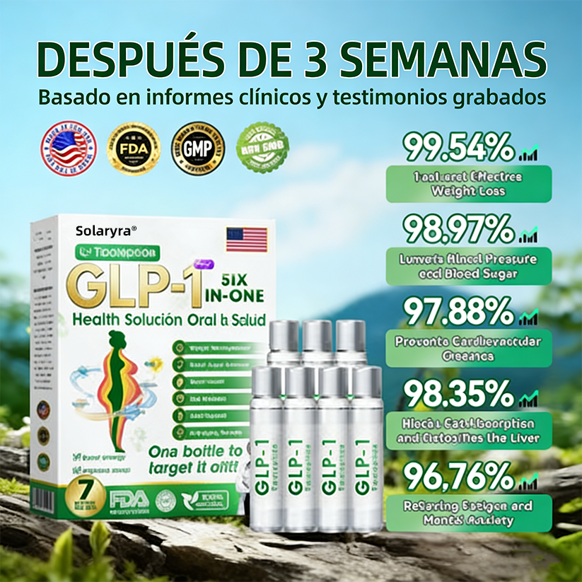 | 🎄Último día – 80% de descuento | 🇺🇲🏥 Solaryra® Líquido de salud seis en uno 💧 Diario ✅ Peso ⚖️, Corazón ❤️, Metabolismo 🔄, Sueño 💤, Digestión 🌿, Articulaciones 🤸 y Vitalidad 🌟 – ¡Resultados notables en 7 días! ✅-TJY