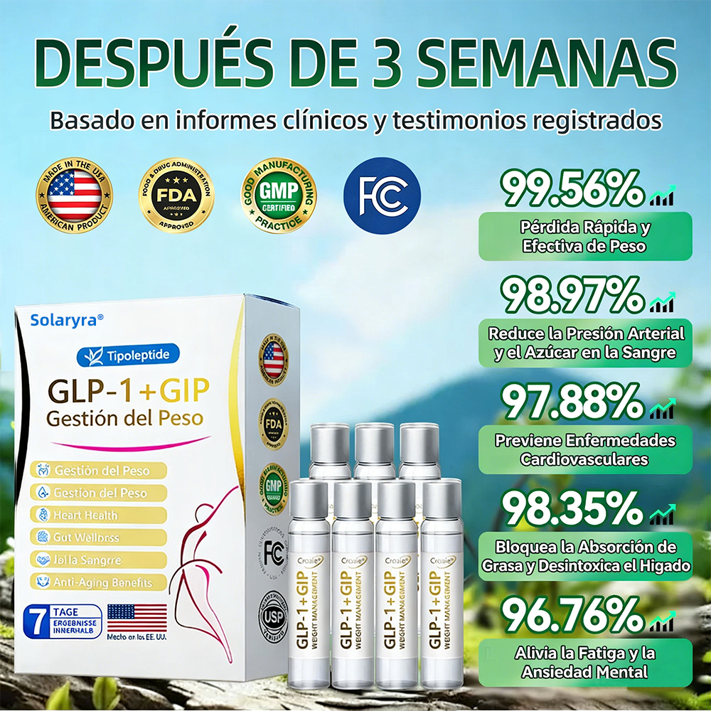 FDA | Tienda oficial de EE. UU. — Solución oral Solaryra® Telportide, solución de doble acción para bajar de peso con GIP y GLP-1, un frasco al día, resultados en 7 días🛍️-ABB8
