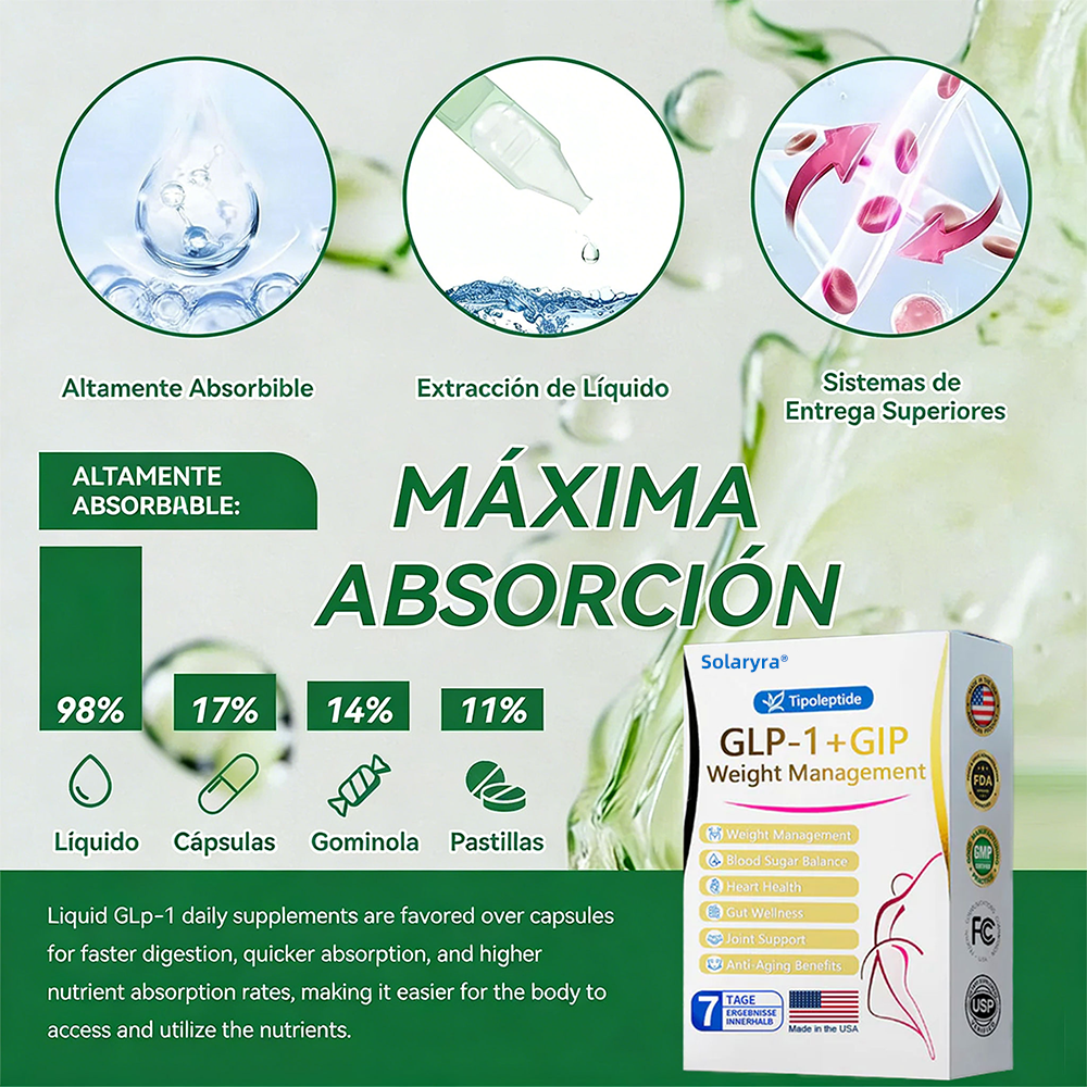 FDA | Tienda oficial de EE. UU. — Solución oral Solaryra® Telportide, solución de doble acción para bajar de peso con GIP y GLP-1, un frasco al día, resultados en 7 días🛍️-ABB8