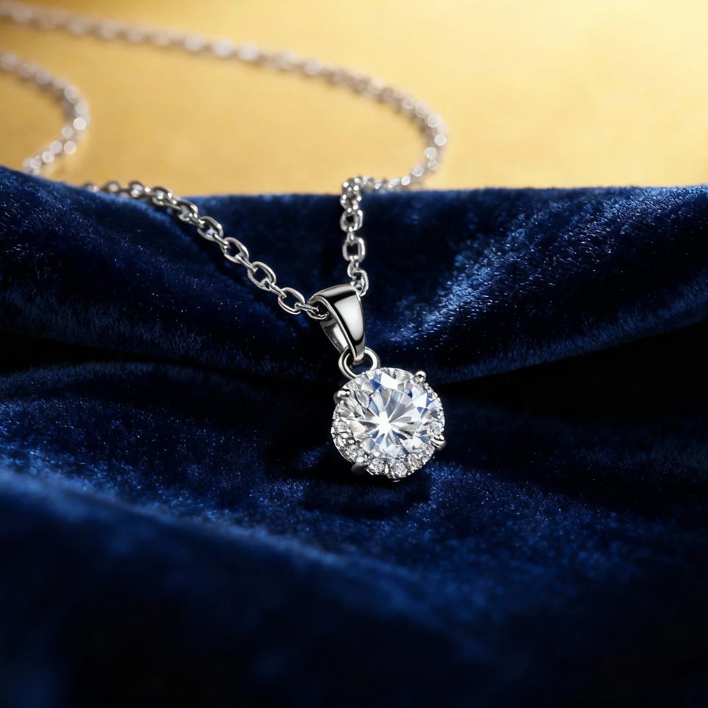 Halo Pendant Necklace