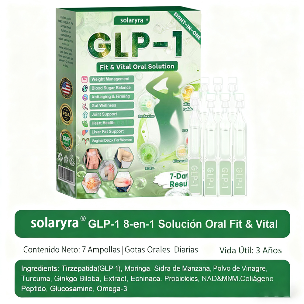 𝑺𝐨𝐥𝐚𝐫𝐲𝐫𝐚®  𝑮𝑳𝑷-𝟏 𝟖 𝒆𝒏 𝟏 𝑭𝒊𝒕 & 𝑽𝒊𝒕𝒂𝒍 (𝒔𝒐𝒍𝒐 𝒖𝒏𝒂 𝒗𝒆𝒛 𝒂𝒍 𝒅𝒊́𝒂, 𝒄𝒂𝒎𝒃𝒊𝒐𝒔 𝒗𝒊𝒔𝒊𝒃𝒍𝒆𝒔 𝒆𝒏 𝟕 𝒅𝒊́𝒂𝒔) √ 𝑷𝒂𝒓𝒂 𝒐𝒃𝒆𝒔𝒊𝒅𝒂𝒅, 𝒔𝒂𝒍𝒖𝒅 𝒄𝒂𝒓𝒅𝒊𝒐𝒗𝒂𝒔𝒄𝒖𝒍𝒂𝒓, 𝒅𝒊𝒂𝒃𝒆𝒕𝒆𝒔, 𝒂𝒑𝒏𝒆𝒂 𝒅𝒆𝒍 𝒔𝒖𝒆𝒏̃𝒐, 𝒔𝒂𝒍𝒖𝒅 𝒊𝒏𝒕𝒆𝒔𝒕𝒊𝒏𝒂𝒍, 𝒑𝒓𝒐𝒃𝒍𝒆𝒎𝒂𝒔 𝒂𝒓𝒕𝒊𝒄𝒖𝒍𝒂𝒓𝒆𝒔 𝒚 𝒎𝒂́𝒔-ZZQ xy