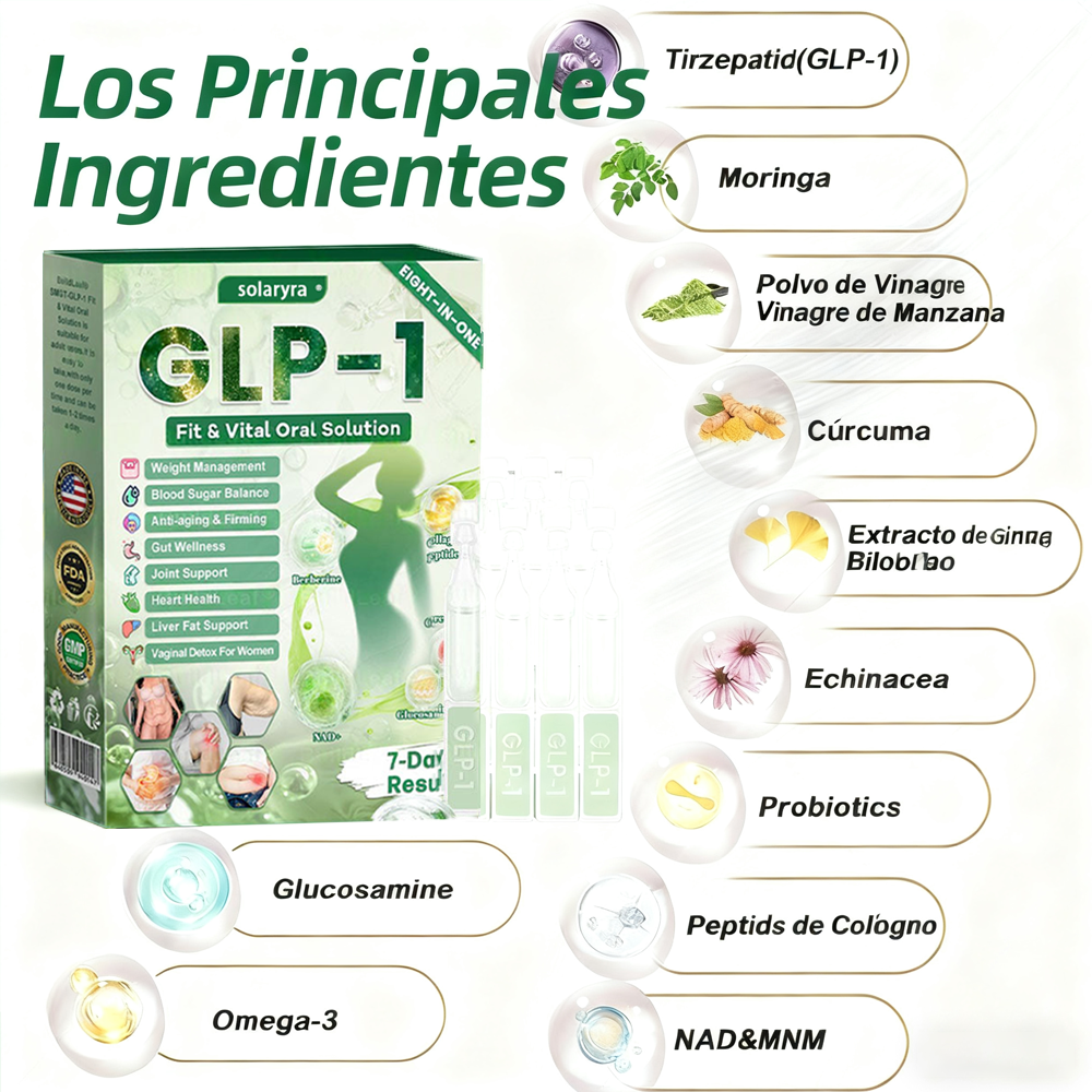 𝑺𝐨𝐥𝐚𝐫𝐲𝐫𝐚®  𝑮𝑳𝑷-𝟏 𝟖 𝒆𝒏 𝟏 𝑭𝒊𝒕 & 𝑽𝒊𝒕𝒂𝒍 (𝒔𝒐𝒍𝒐 𝒖𝒏𝒂 𝒗𝒆𝒛 𝒂𝒍 𝒅𝒊́𝒂, 𝒄𝒂𝒎𝒃𝒊𝒐𝒔 𝒗𝒊𝒔𝒊𝒃𝒍𝒆𝒔 𝒆𝒏 𝟕 𝒅𝒊́𝒂𝒔) √ 𝑷𝒂𝒓𝒂 𝒐𝒃𝒆𝒔𝒊𝒅𝒂𝒅, 𝒔𝒂𝒍𝒖𝒅 𝒄𝒂𝒓𝒅𝒊𝒐𝒗𝒂𝒔𝒄𝒖𝒍𝒂𝒓, 𝒅𝒊𝒂𝒃𝒆𝒕𝒆𝒔, 𝒂𝒑𝒏𝒆𝒂 𝒅𝒆𝒍 𝒔𝒖𝒆𝒏̃𝒐, 𝒔𝒂𝒍𝒖𝒅 𝒊𝒏𝒕𝒆𝒔𝒕𝒊𝒏𝒂𝒍, 𝒑𝒓𝒐𝒃𝒍𝒆𝒎𝒂𝒔 𝒂𝒓𝒕𝒊𝒄𝒖𝒍𝒂𝒓𝒆𝒔 𝒚 𝒎𝒂́𝒔-ZZQ xy