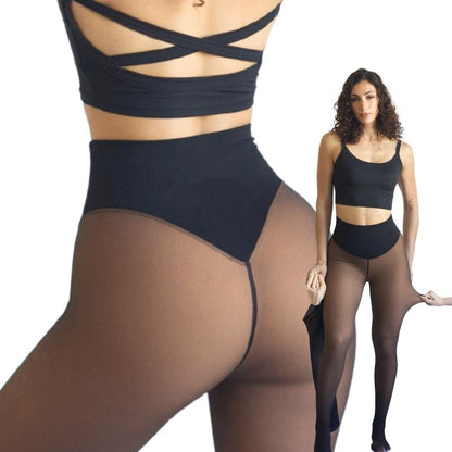 🔥The Original Magic Fleece-Lined Shaping Leggings — Waist-Defining, Warm and Sleek, Never Bulky - A926