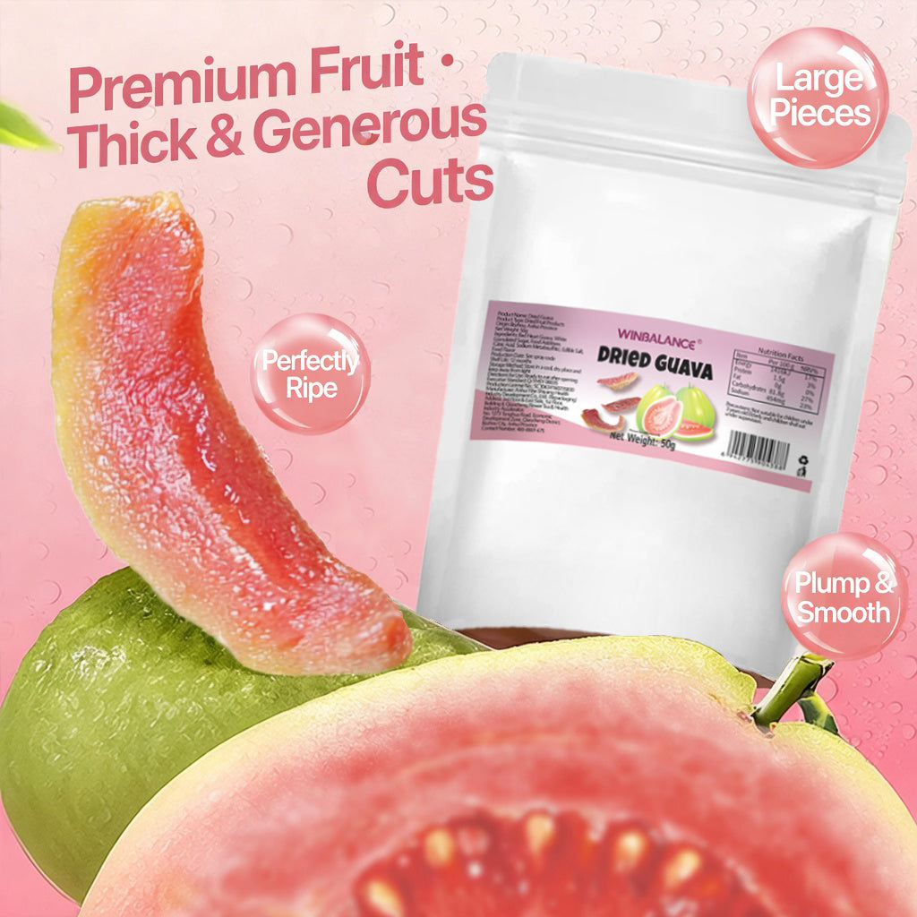 🍆Say goodbye to high-calorie guilt!🍆Satisfy your cravings with ourfiber-rich Red Guava slices-H1
